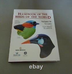 Handbook of the Birds of the World vol 16 tanagers-new world blackbirds