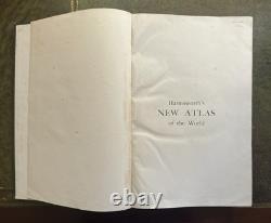 Harmsworth's New Atlas Of The World 1919 Hardcover With Atlas Of The Great War