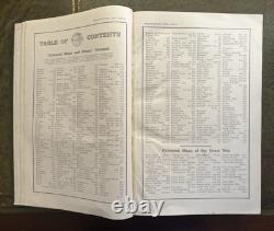 Harmsworth's New Atlas Of The World 1919 Hardcover With Atlas Of The Great War