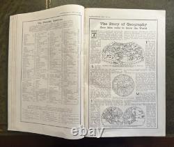 Harmsworth's New Atlas Of The World 1919 Hardcover With Atlas Of The Great War