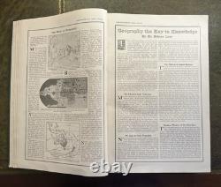 Harmsworth's New Atlas Of The World 1919 Hardcover With Atlas Of The Great War