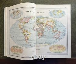 Harmsworth's New Atlas Of The World 1919 Hardcover With Atlas Of The Great War