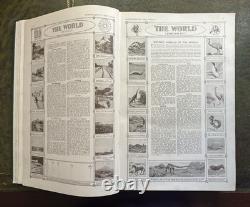 Harmsworth's New Atlas Of The World 1919 Hardcover With Atlas Of The Great War