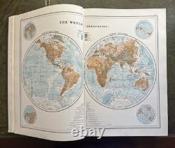 Harmsworth's New Atlas Of The World 1919 Hardcover With Atlas Of The Great War