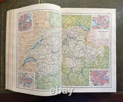 Harmsworth's New Atlas Of The World 1919 Hardcover With Atlas Of The Great War