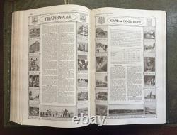 Harmsworth's New Atlas Of The World 1919 Hardcover With Atlas Of The Great War