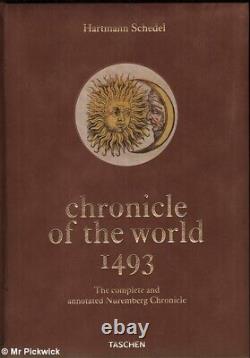 Hartmann Schedel CHRONICLE OF THE WORLD 1493 HC Book