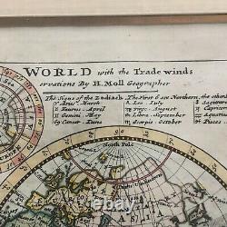 Herman Moll A New Map of the Whole World c. 1732 California as an Island