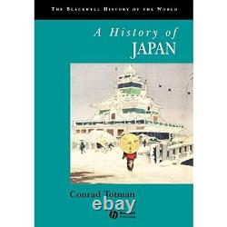 History of Japan (Blackwell History of the World) Paperback NEW Totman Totman