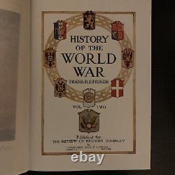 History of the World War By Frank H Simonds 1917-20 WWI. Five Book Volume Set