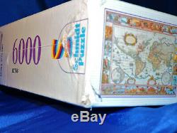 Huge Schmidt Jigsaw Puzzle Ancient Map of the World 6000 pieces / 02766/ NEW