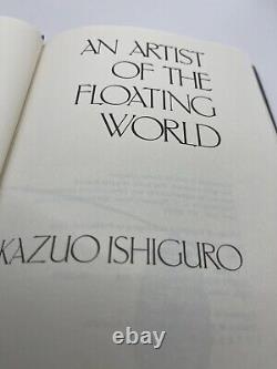 Ishiguro, Kazuo AN ARTIST OF THE FLOATING WORLD- FIRST EDITION