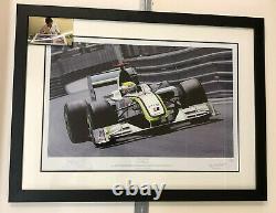 Jenson Button Signed On Top Of The World Ray Goldsbrough