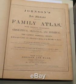 Johnson's New Illustrated Family Atlas Of The World 1865 all pages