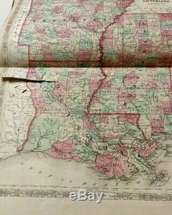 Johnson's New Illustrated Family Atlas Of The World 1866, book