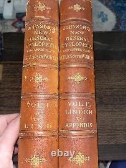 Johnson's new general cyclopedia and copper plate hand atlas of the world 1885