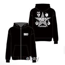 KISS END OF THE ROAD WORLD TOUR in JAPAN 2022 Zip Hoodie L Size New