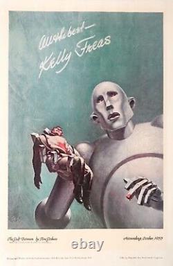 Kelly Freas Signed Print Robot Gulf Between Queen News Of The World Album Cover