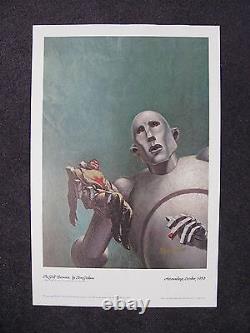 Kelly Freas Signed Print Robot Gulf Between Queen News Of The World Album Cover