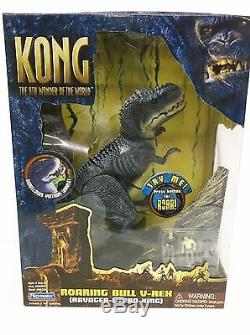 Kong 8th Wonder of The World Roaring Bull V Rex Playmates 2005 New Sealed
