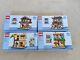 Lego All Houses Of The World 1 (40583), 2 (40590), 3 (40594), 4 (40599) New