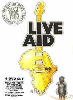 LIVE AID 4 DVD BOX The Day Music Changed the World NEW / ORIGINAL PACKAGING