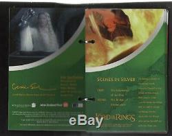 LORD OF THE RINGS SILVER PROOF NEW ZEALAND 24 COIN COLLECTION boxed