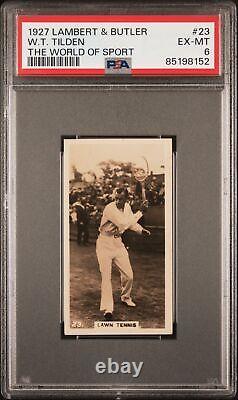 Lambert & Butler'The World of Sport' (1927) W. T. Tilden PSA6