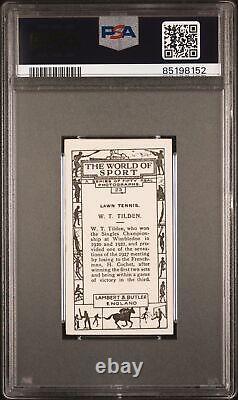 Lambert & Butler'The World of Sport' (1927) W. T. Tilden PSA6