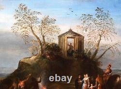 Large 16th Century Old Master Arrival Of The Spanish To The New World America
