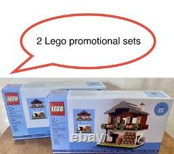Lego 2 Sets 40594 Houses of the World 3 / New Promotional 2023