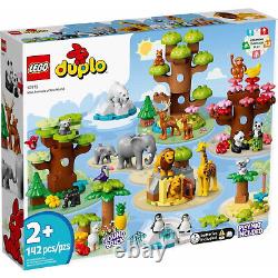 Lego Duplo Wild Animals of the World 10975 Building Kit 140 Pcs