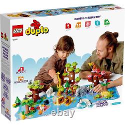 Lego Duplo Wild Animals of the World 10975 Building Kit 140 Pcs