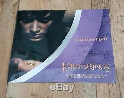 Lord Of The Rings Set 24 Silver Proof New Zealand Coin Collection In Case