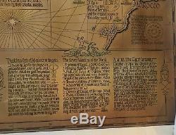 Lot of 2 Angelo L Roker Map Posters Bahamas Gateway of the New World & Atlantis