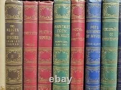 Lot of 40 The World's Popular Classics Art-Type Edition Hardcover Books Vintage
