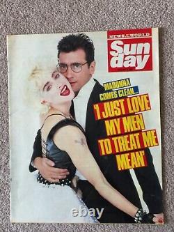 Madonna August 1987 Magazine Sunday News Of The World Rare Excellent