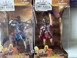 Mixed/Brand New Schleich Knights, Warriors Of The World and Chariot Set