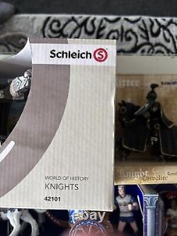 Mixed/Brand New Schleich Knights, Warriors Of The World and Chariot Set