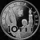 New! Bnr Silver Coin 10 Lei 2019 30 Years From The Romanian Revolution Of 1989