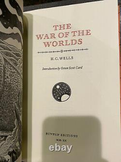 NEW HG Wells, War Of The Worlds, #131/250 Suntup, Numbered, Signed, As New