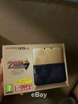 NEW NINTENDO 3DS XL THE LEGEND OF ZELDA LINK BETWEEN WORLDS Limited edition PAL