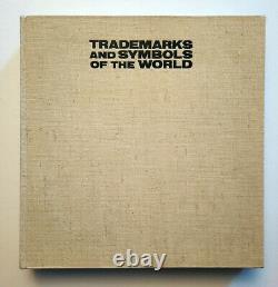 NEW PRICE! Trademarks and Symbols of the World coffee table book Vintage