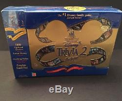 NEW SEALED WONDERFUL WORLD OF DISNEY TRIVIA 2 THE SEQUEL Board Game in Coll. Tin