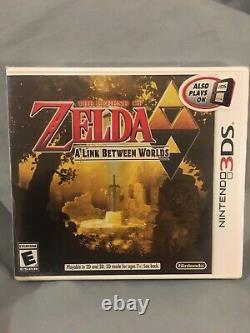 NEW The Legend of Zelda A Link Between Worlds 1st Print NTSC USA Nintendo 3DS