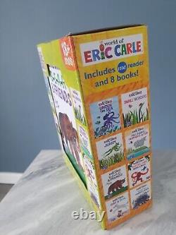 NEW The World of Eric Carle Electronic Reader & 8 Books Read Aloud Library Set