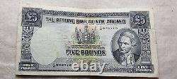 NEW ZEALAND THE RESERVE BANK of NEW ZEALAND 5 POUNDS