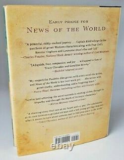 NEWS OF THE WORLD Paulette Jiles NOVEL 1st Edition SIGNED First Printing FICTION