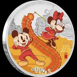 NIUE 2020 DISNEY YEAR OF THE MOUSE MICKEY 1oz SILVER PROOF PROSPERITY COIN $2.00