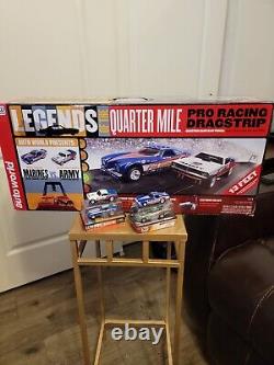 New Auto World HO Slot Car Legends of the Quarter Mile Dragstrip Marines Vs Army